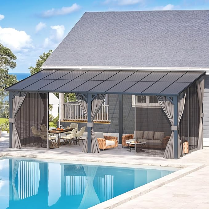 AECOJOY 20' x 8' Outdoor Gazebo Pergola - Image 7