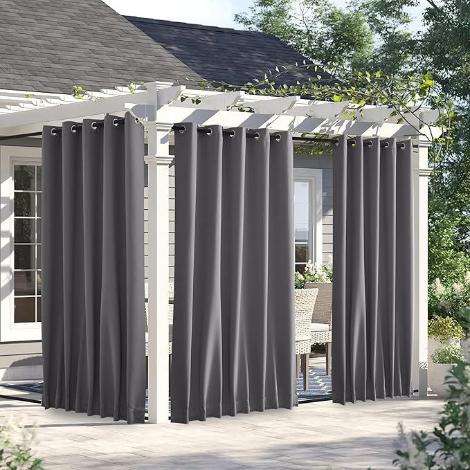 NICETOWN 2 Panels Weighted Blackout Curtains by NICETOWN
