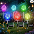 Solar Garden Lights Outdoor, Upgraded Globe Powered Garden Light by MMHFSolarLightsOutdoor