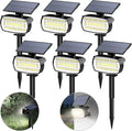 Fabrito Large Solar Spot Lights Outdoor 6 Pack, 1000 Lumens High Brightness by Fabrito