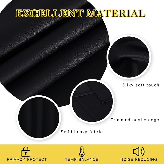 NICETOWN Blackout Curtain Panel 90" Long - Image 5