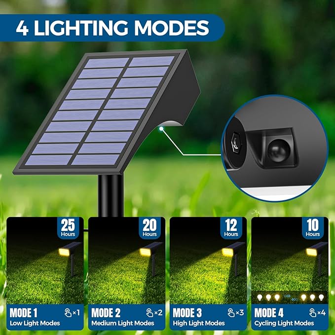 Solar Lights Outdoor Waterproof IP65, Spot Solar Light - Image 3