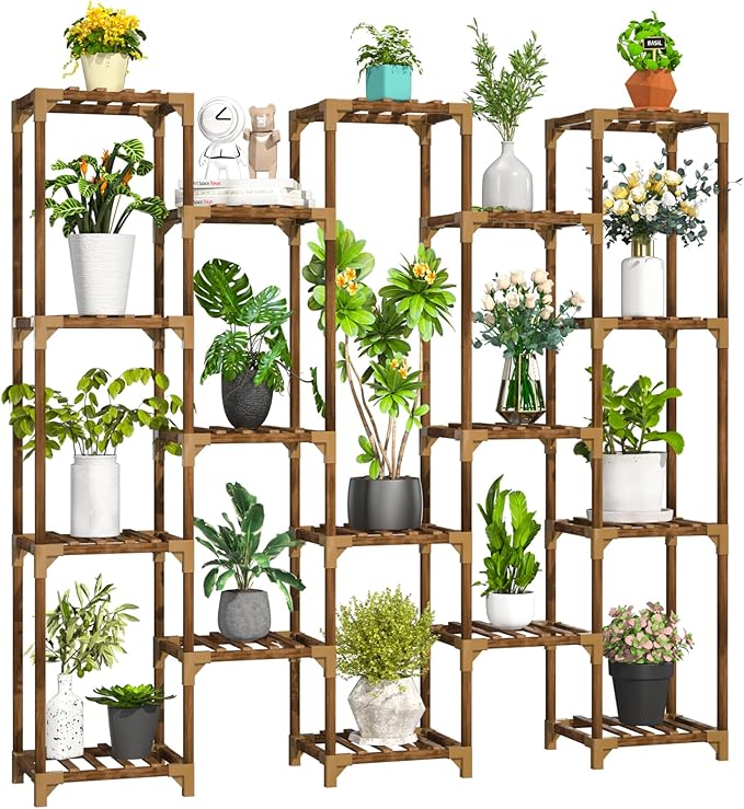 Uneedem Plant Stand Indoor Outdoor, Tall Plant Shelf by Uneedem