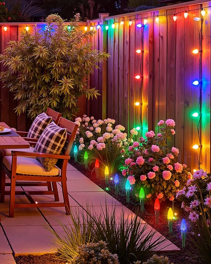 200-Pack Plastic Light Stakes, 5.5 Inch Christmas Yard Stakes - Image 7