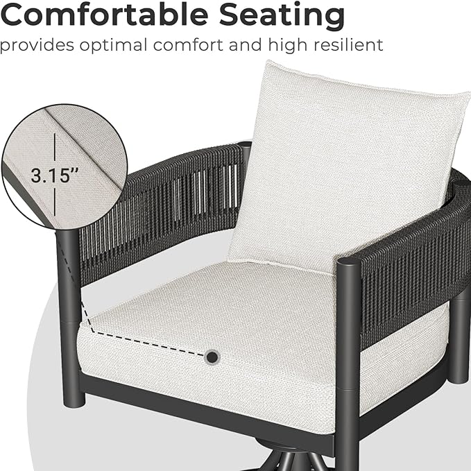 Grand patio 5-Piece Outdoor Dining Set - Image 7