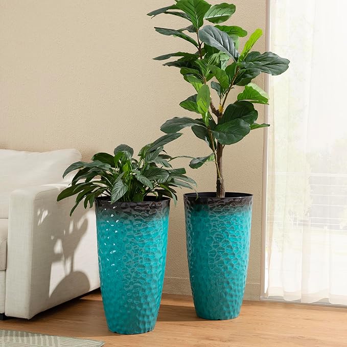 Glitzhome 23.75" H Large Planters - Image 3