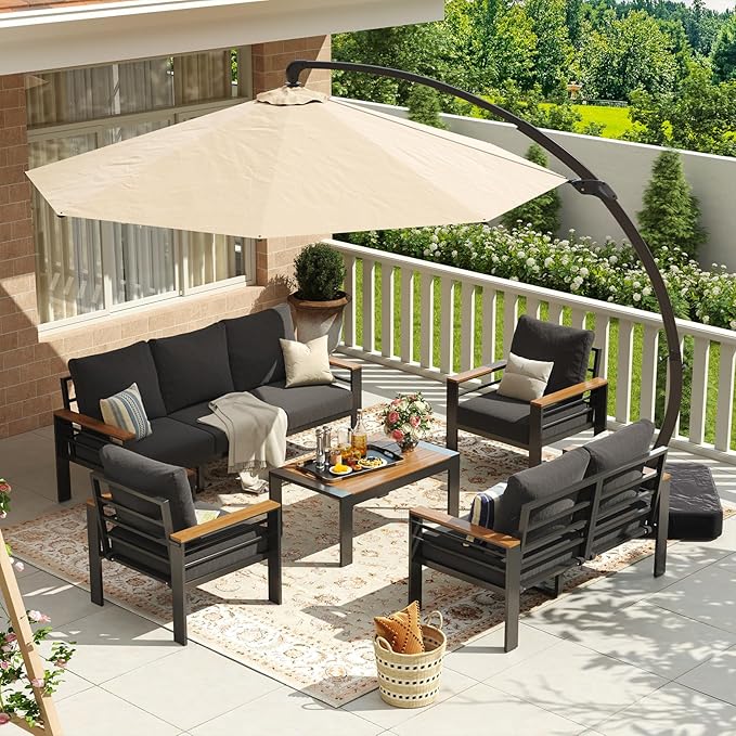 Aoxun Aluminum Patio Furniture Set by Aoxun
