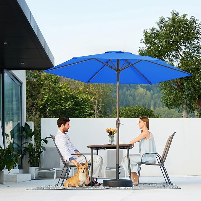 JEAREY 7.5FT Patio Umbrella Outdoor Market Umbrella - Image 6