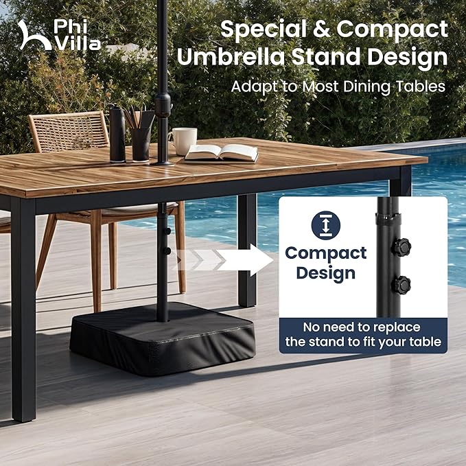 PHI VILLA 15ft Large Patio Umbrellas - Image 4