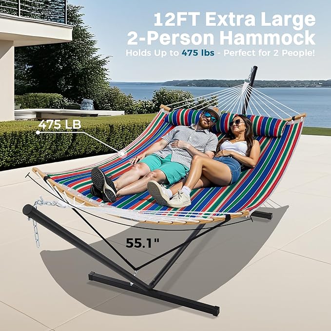 SUPERJARE Curved-Bar Hammock - Image 3