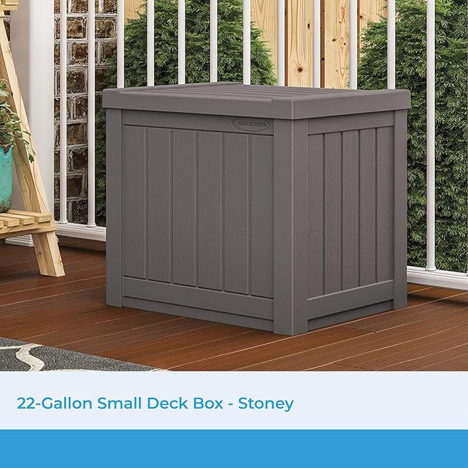 Suncast 22-Gallon Small Deck Box - Image 2