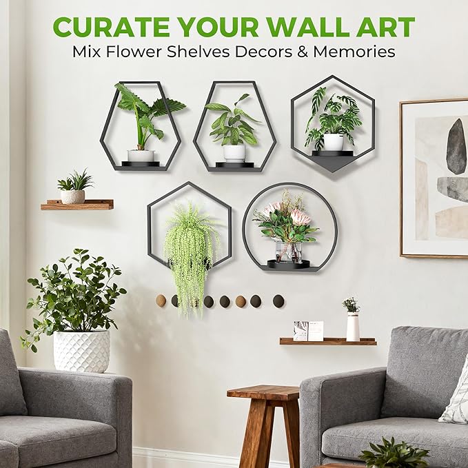 Wall Planters for Indoor Plants, Plant Frames Wall Decor Living Room Plant - Image 2