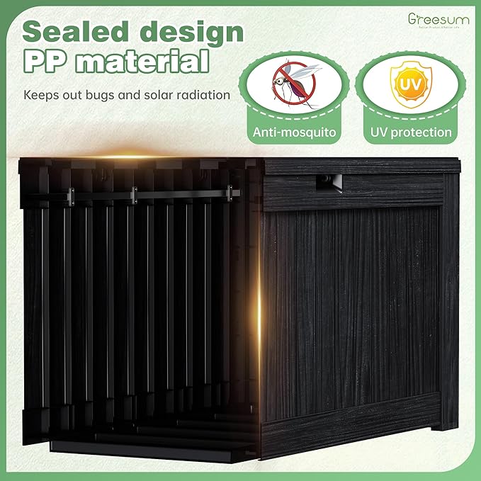 Greesum Outdoor Storage Box 120 Gallon Storage Bin - Image 6