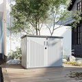 Aoxun 35 Cu.Ft Outdoor Storage Shed, Waterproof Horizontal Resin Cabinet by Aoxun