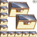 Peasur Solar Lights Outdoor Motion Sensor, 3 Modes Solar Security Wall Lights by Peasur