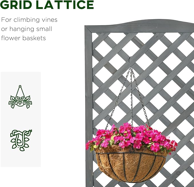 Outsunny Wooden Raised Garden Bed - Image 4