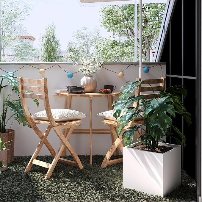 White Steel Planter Square Outdoor Planters Galvanized Steel Planter Box 24 - Image 4
