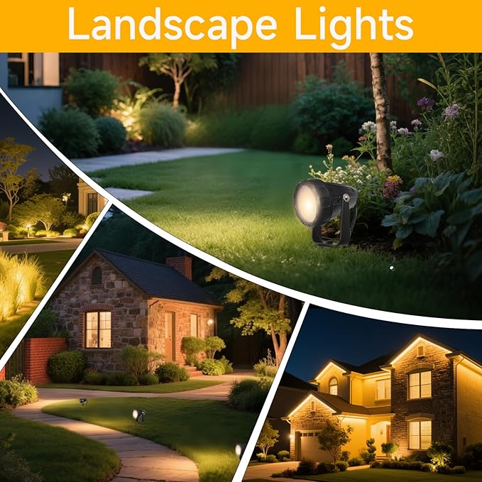 Low Voltage Safety Landscape Lights Outdoor: 7W 840LM LED Landscape Lighting - Image 7