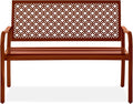 Best Choice Products Outdoor Bench 2-Person Metal Steel Benches Furniture by BestChoiceProducts