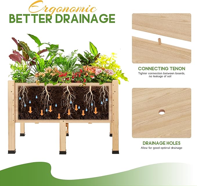 AMERLIFE 4x2 Ft Raised Garden Bed - Image 4