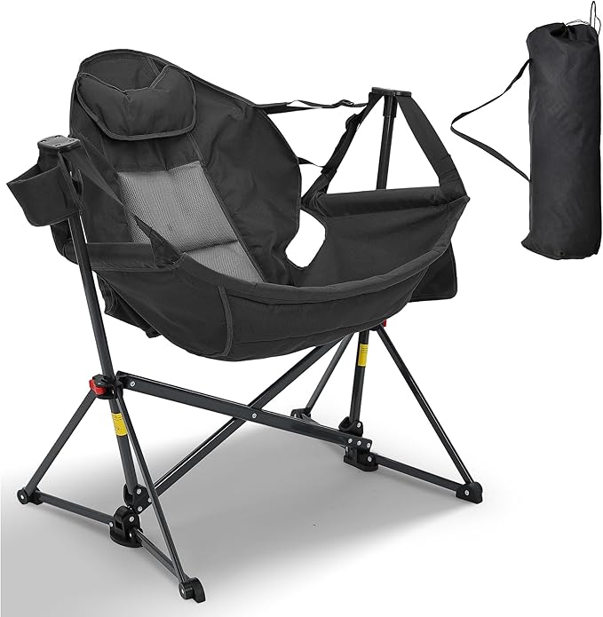 Ainfox Hammock Camping Chair, Foldable Portable Rocking Chairs by Ainfox