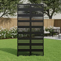 Casaphoria Metal Privacy Screen Outdoor, Harold Black by Casaphoria