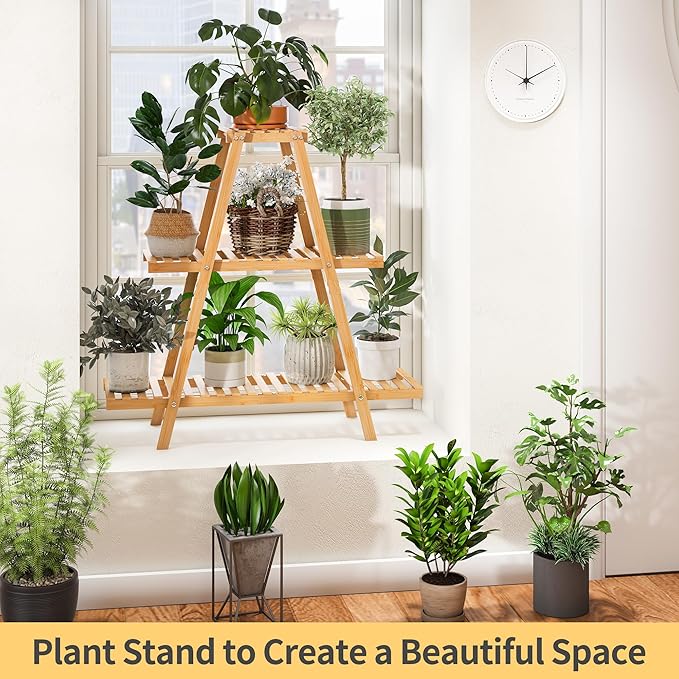 Bamboo Plant Stand - Image 3