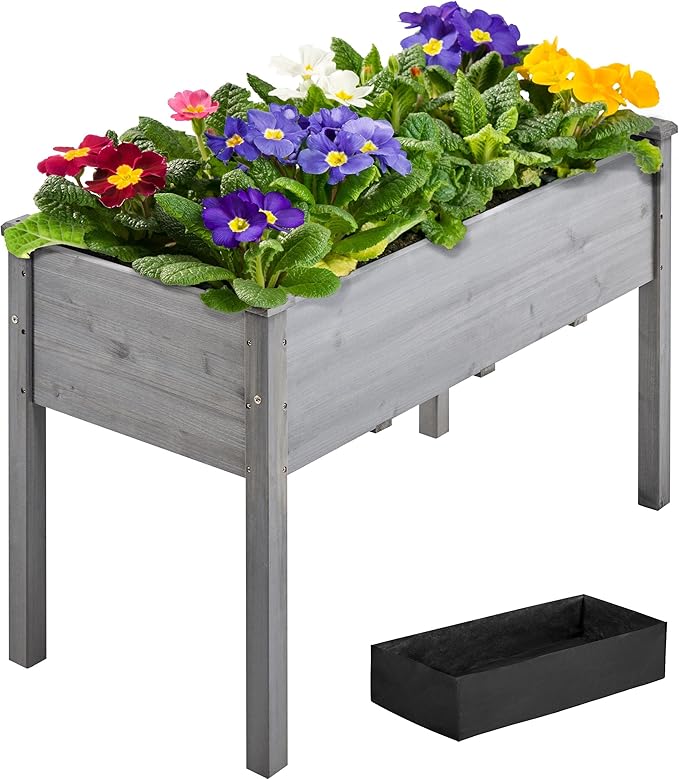 Yaheetech 1pc Raised Garden Bed Outdoor by Yaheetech