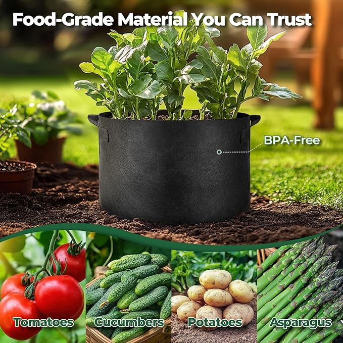 T4U Fabric Plant Grow Bags - Image 3