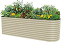 32" Extra Tall Raised Garden Bed Kits, 2.5 x 9.5 x 2.7ft Deep Root 10 in 1 by VegoGarden