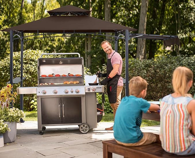 ABCCANOPY Grill Gazebo with Extra Awning - Image 6