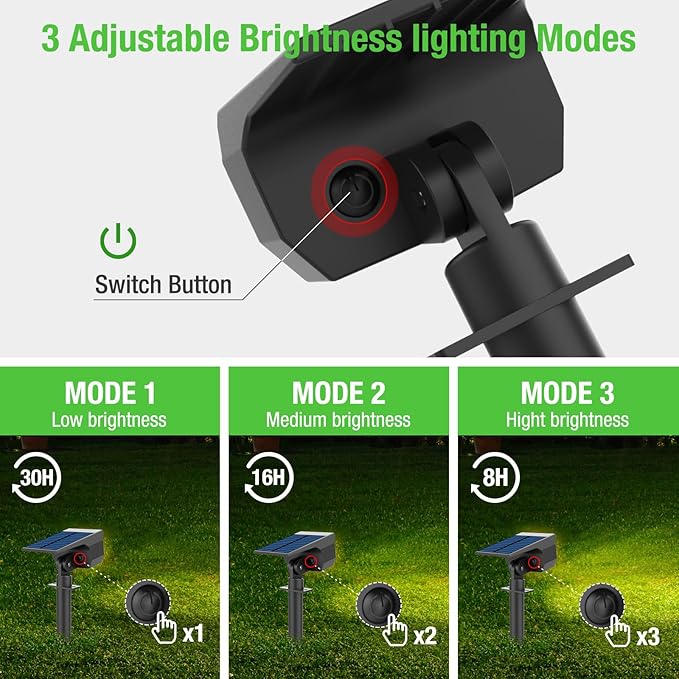 nipify 6 Pack Solar Lights Outdoor Waterproof, Motion Sensor Spot Lights 3 - Image 4