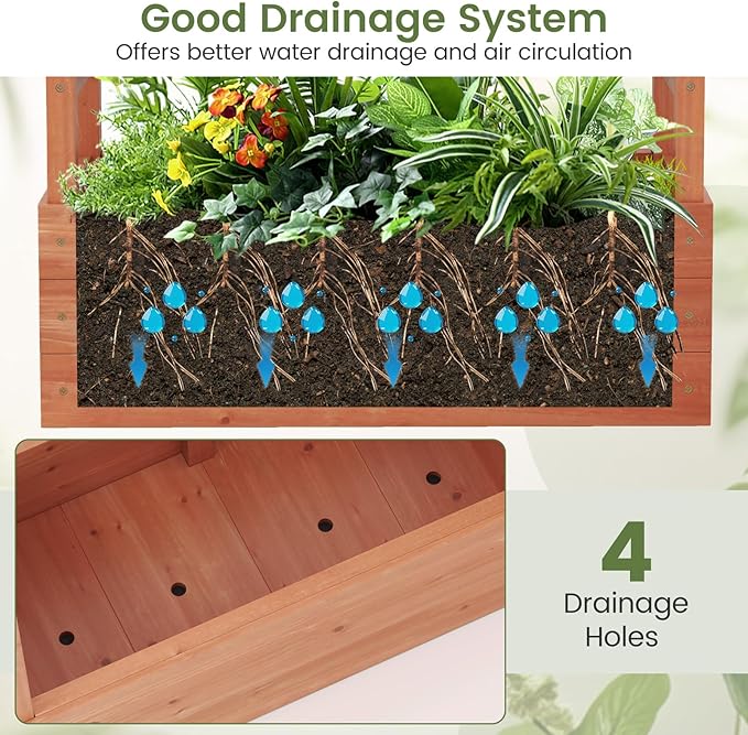 Giantex Set of 2 Raised Garden Bed - Image 3