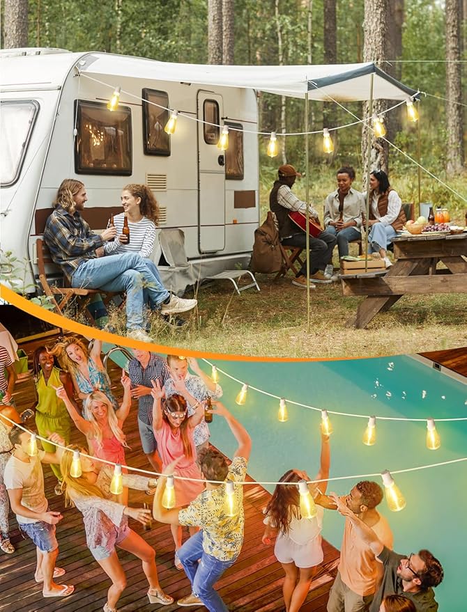 50FT Outdoor String Lights, Patio Lights - Image 6