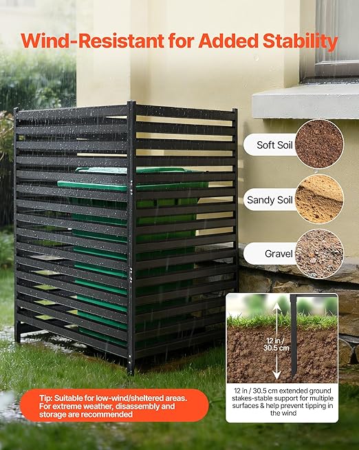 VEVOR Metal Privacy Screen, Garden Divider Panel - Image 3