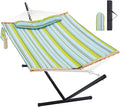 Two Person Hammock with Stand for Outside Heavy Duty, Outdoor Patio Hammock by HomgavaLiveWhatYouLove