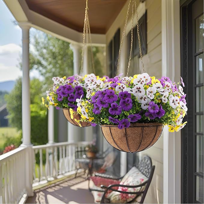 36 Pcs Artificial Fake Pansy Flowers - Image 8