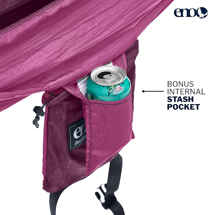 ENO, Eagles Nest Outfitters DoubleNest Lightweight Camping Hammock, 1 to 2 - Image 3
