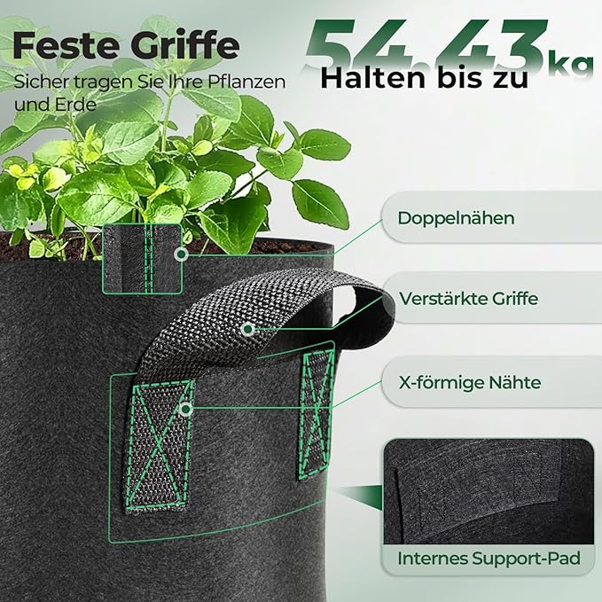 T4U Fabric Plant Grow Bags - Image 3