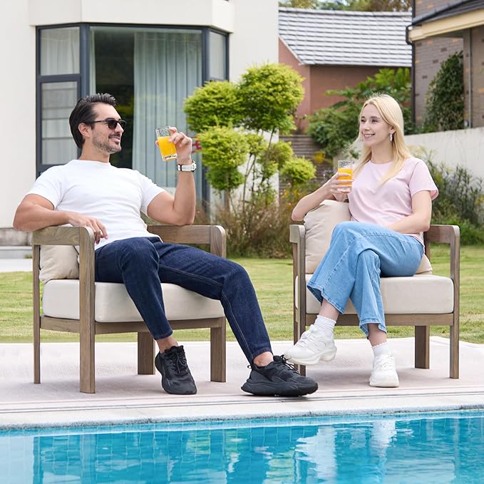 Outdoor Furniture Set, Metal Modern Outside Furniture - Image 7