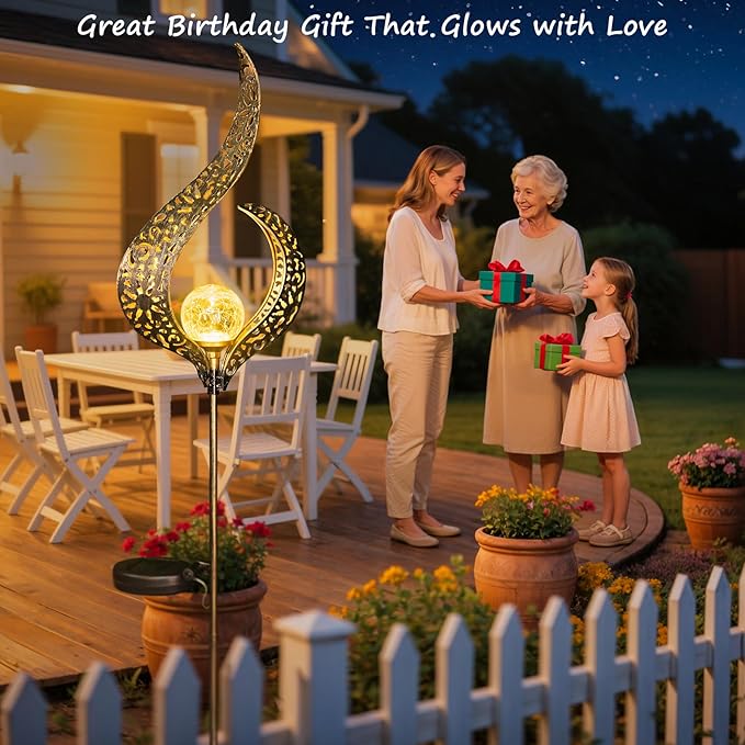 HOMEIMPRO Outdoor Solar Garden Lights Waterproof, Gifts - Image 2