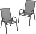ONBRILL Patio Chairs set of 2, Easy Assembly Stackable Outdoor Dining Chairs by ONBRILL