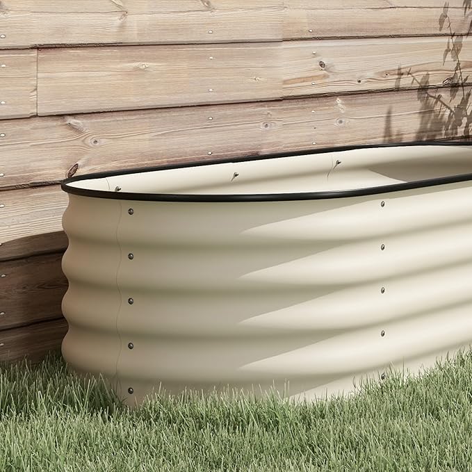 Outsunny 6.5' x 2' x 1.4' Galvanized Raised Garden Bed Kit, Outdoor Metal - Image 8