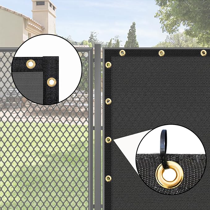 UPGRADE Privacy Screen 3' x 10' Fence Commercial Shade Cover - Image 3