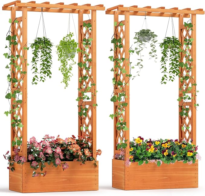 Giantex Set of 2 Raised Garden Bed by Giantex