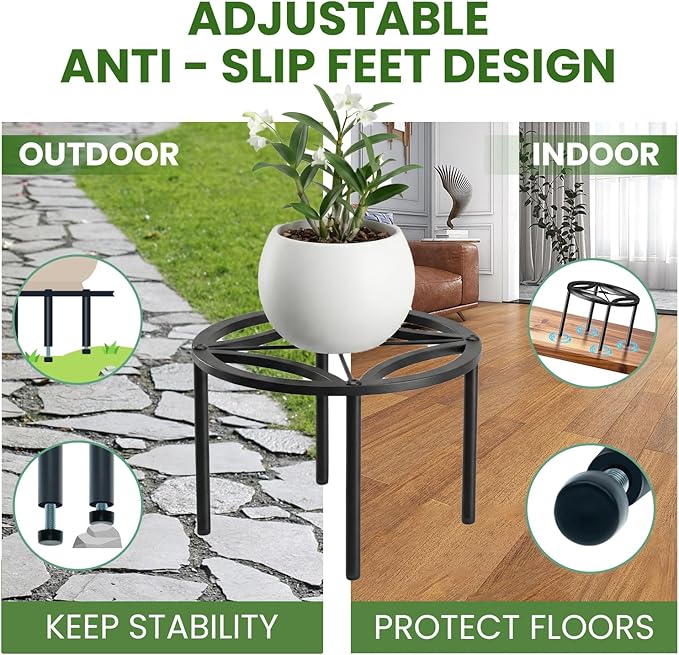 TOSKING Heavy Duty Metal Plant Stand - Image 4