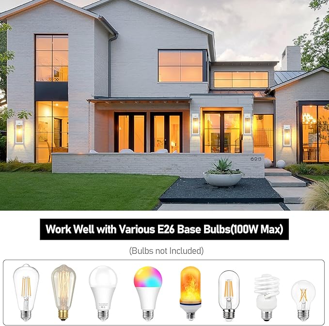 Large Size Outdoor Wall Light Fixtures, Exterior Lighting Fixtures Porch - Image 4