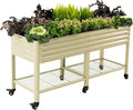 Rolling Elevated Raised Garden Bed-V Series, 1000 Lbs Weight Capacity, Outdoor by VegoGarden