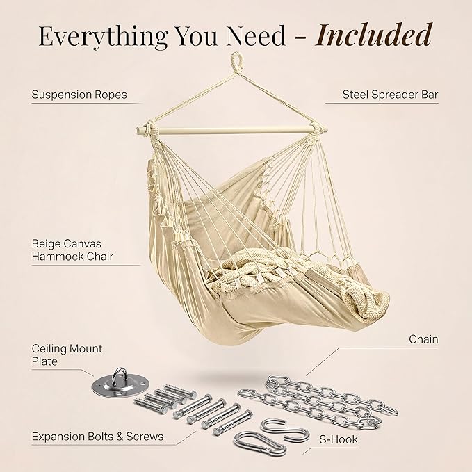 Indoor Hanging Chair for Bedroom, Porch or Room - Image 6