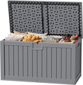 JUMMICO 250 Gallon Outdoor Resin Deck Box by JUMMICO